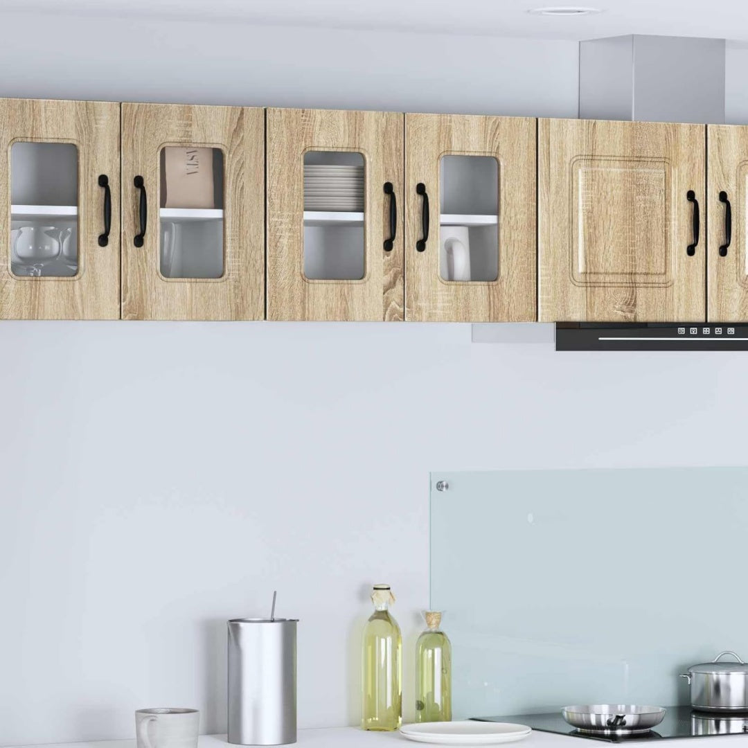 Sideboard aus Samt und Holzwerkstoff mit geschlossenem Stauraum