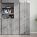 Hochschrank mit den Massen 30 x 42.5 x 185 cm in Betongrau