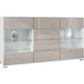 Sideboard verbindet 4 Schubladen und grifflose Fronten