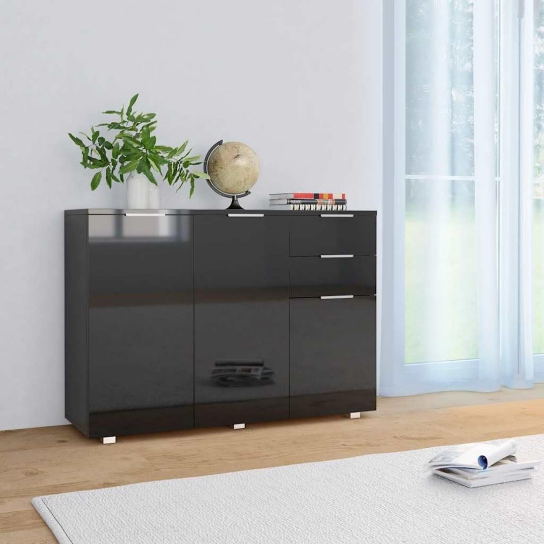 Schubladen und 2 Schubladen bestimmen das Sideboard