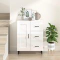 Sideboard in Weiss aus Metall