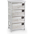 Geflochtene Elemente an dem Sideboard