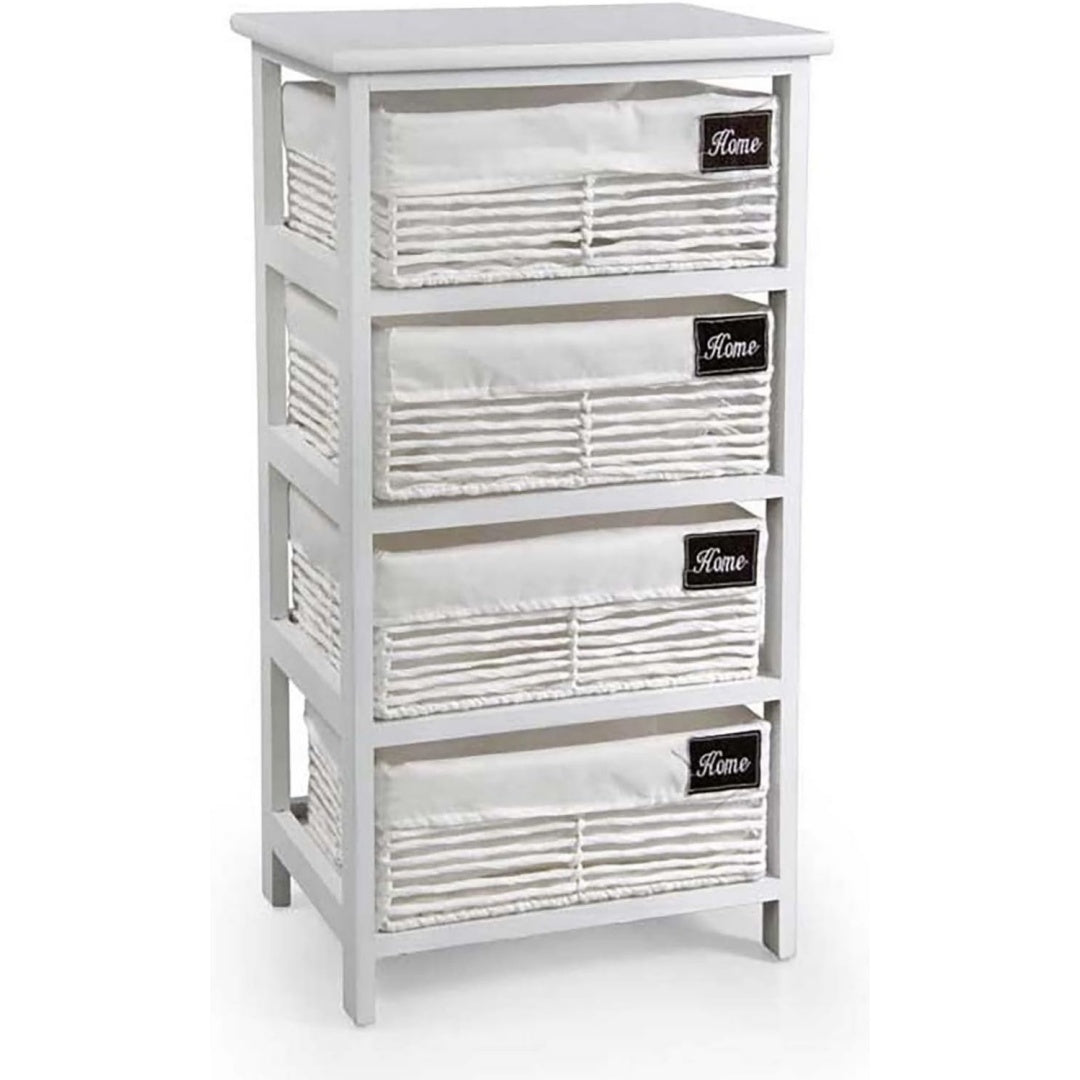 Geflochtene Elemente an dem Sideboard